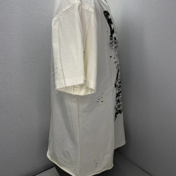 Birth Of Royal Child Men’s T-Shirt White Size L Blues Vintage Distressed - Picture 4 of 8